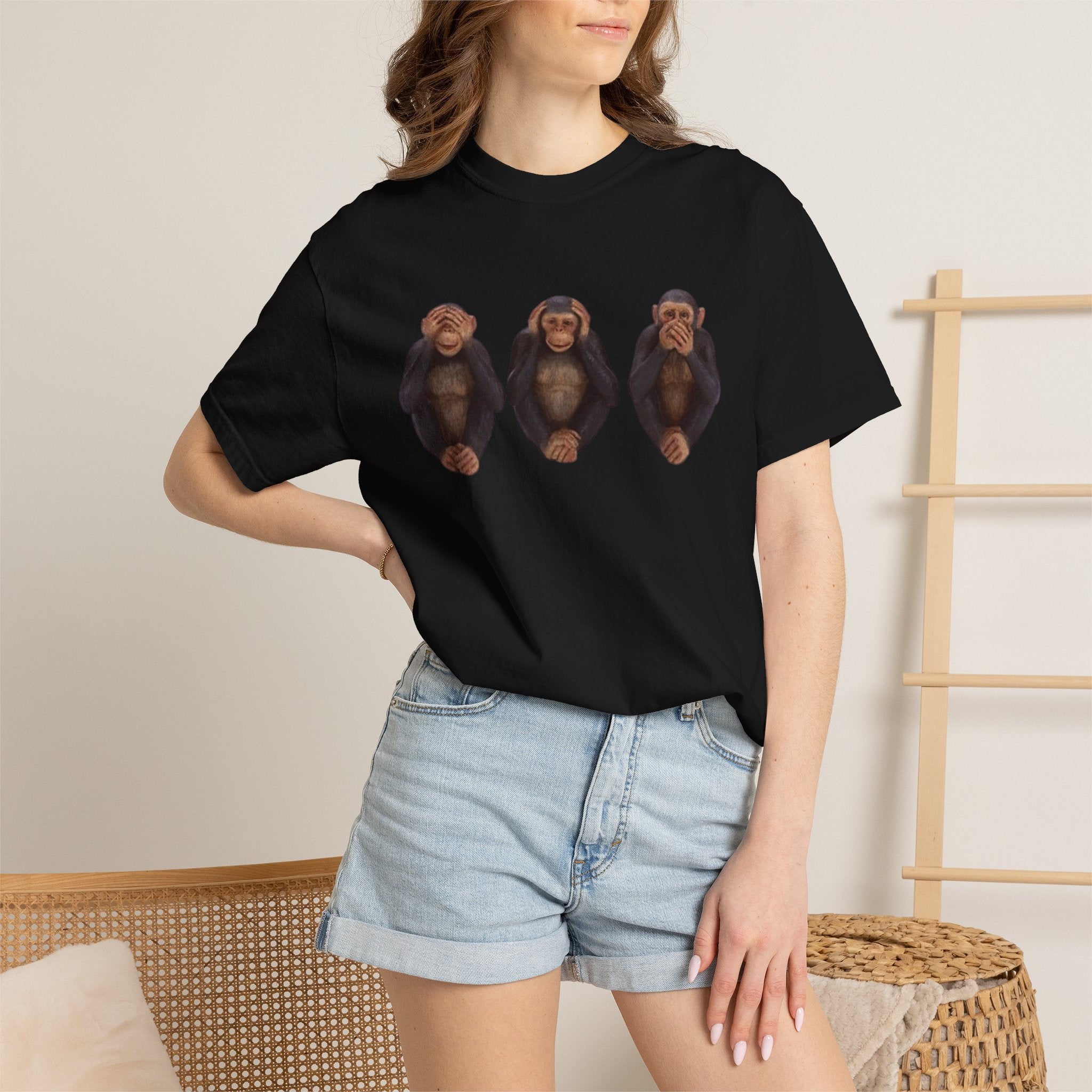 Three Wise Monkeys Tee